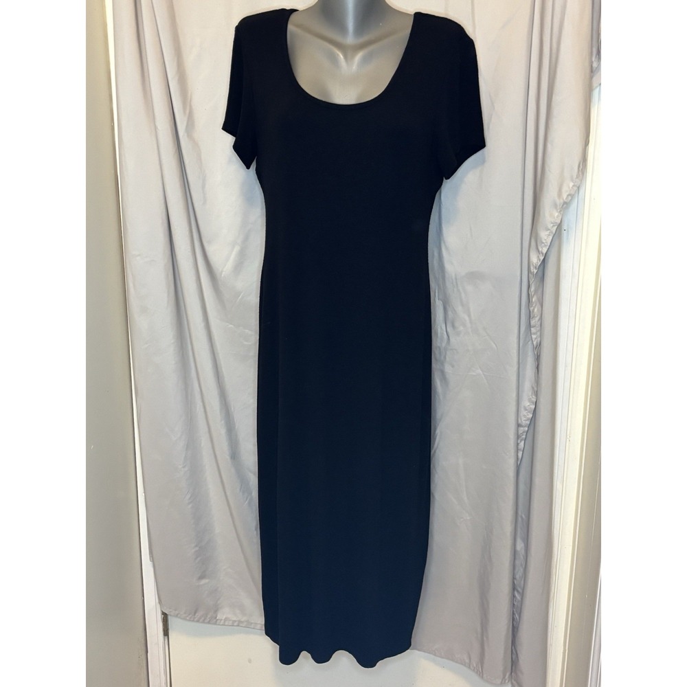 Rachel Zoe Midi Sweater Dress Short Sleeve Size X-Large Soft Stretchy Lined